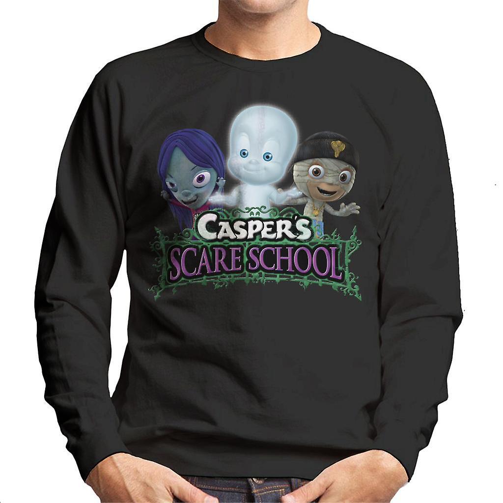 Casper The Friendly Ghost Scare School Men's Sweatshirt Black XX-Large