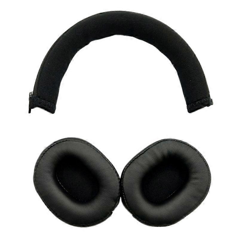 Hsmy Replacement Earpads for Audio Technica ATH-SR5 SR5BT Black