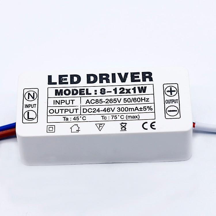 Slowmoose Led Driver And  Power Supply Unit Ac85-265v Lighting Transformers For Led 8-12W 300mA