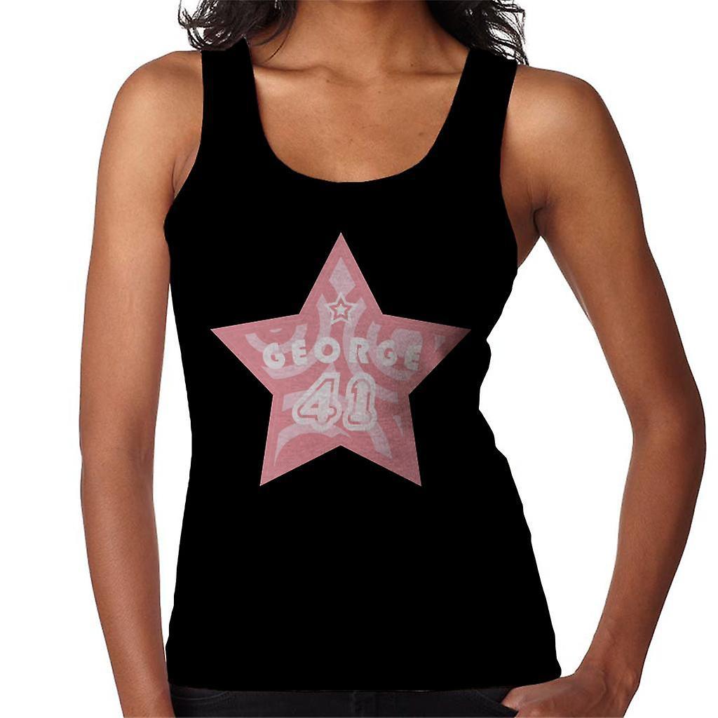 Curious George 41 Star Women's Vest Black Small