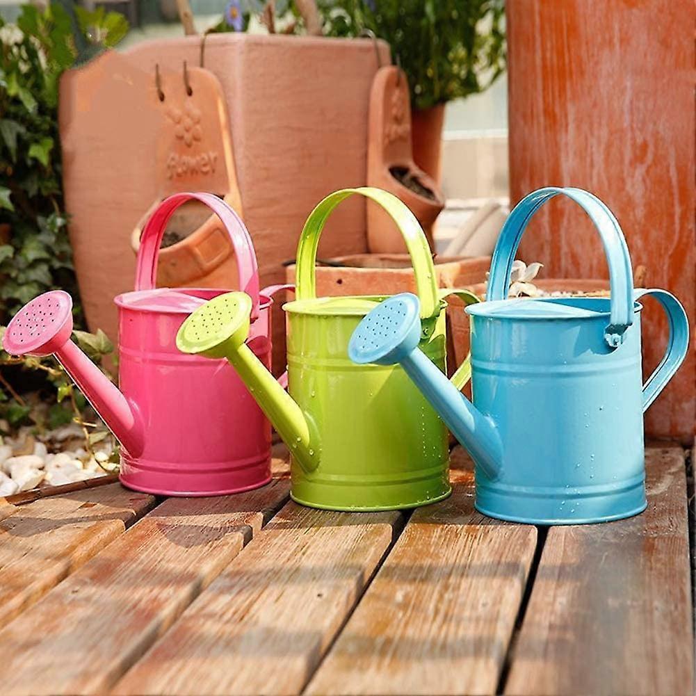 Linkrunning 1.5L Iron Watering Can Home Bonsai Plants Shower Gardening Garden Watering Kettle Spray Bottle Photo Props