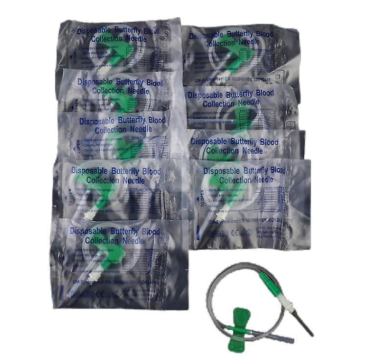 He Fei Mao Qiang Dian Zi Shang Wu You Xian Gong Si 10pc medical vacuum blood collection butterfly safety needle disposable infusion HFMQV A