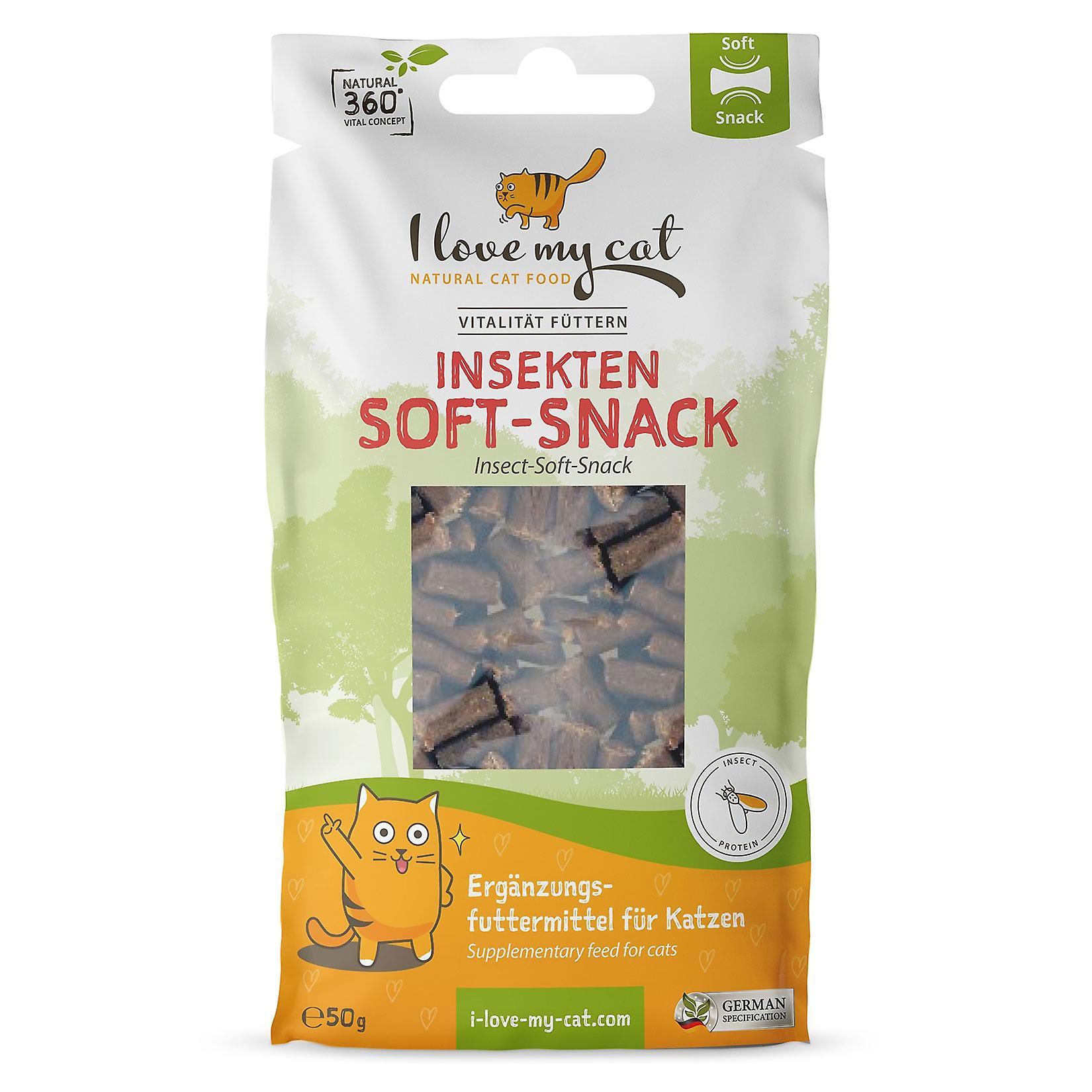 I love my cat Healthy Insect Soft Snack for Cats