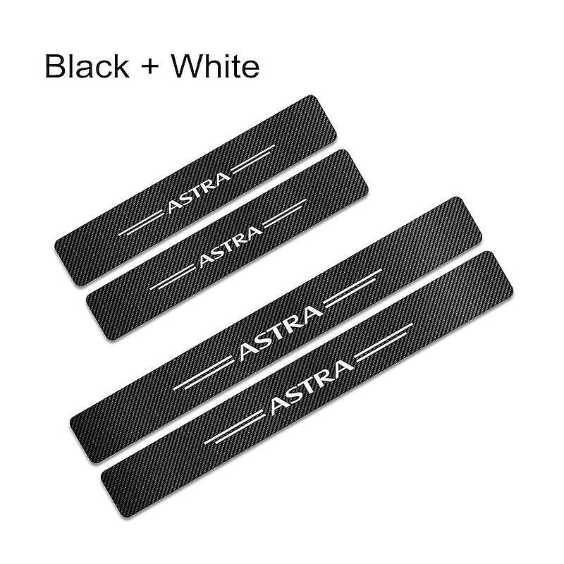 Vehicles Parts 4PCS Car Threshold Scuff Plate Sill Protector Stickers For Opel Astra J H G K Auto Door Entry Pedal Guards Accessories Wrap Film Veh...