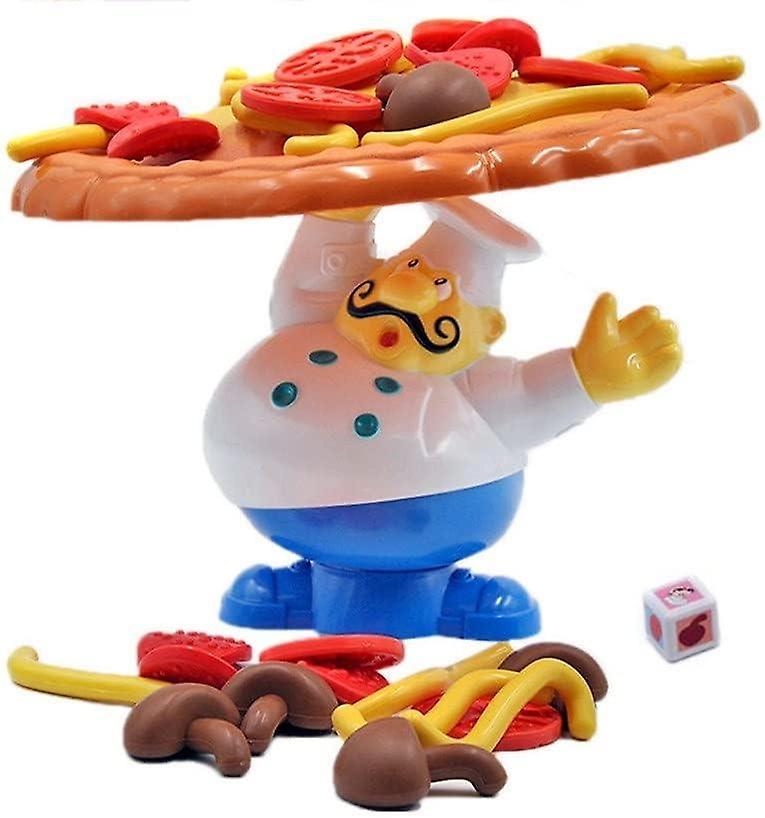 Moye Topple Pizza Game, Tabletop Balancing Pizza Toy