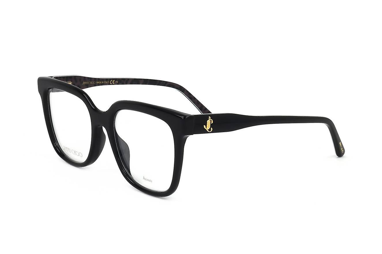 Eyewear Frames Jimmy Choo JC315/G 1EI BLACK PATTERN GREY 51/19/145 WOMAN 51 mm