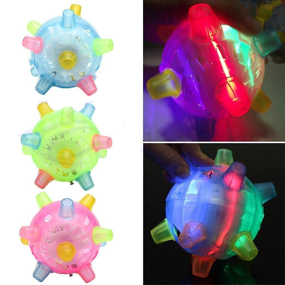 Slowmoose Led Jumping Joggle Ball With Flashing Light And Music