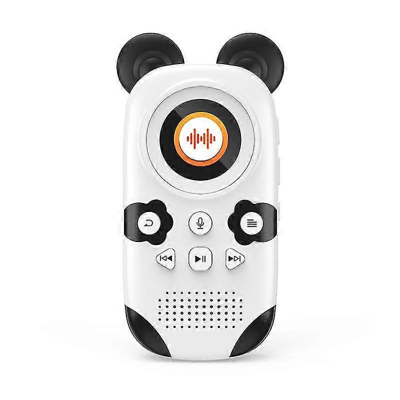 Generic Cute Panda Style Mp3 Player With Speakers For Children 32gb Bluetooth 5.0 Mp3 Player Maximum Support 128gb Tf Card Portable Lossless Hifi S...