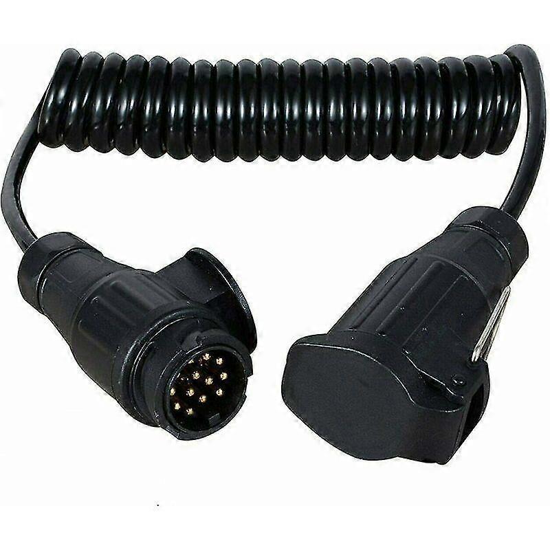 Zhenv Extension cable 2 m 13 pin to 13 pin for trailer, boat, trailer, caravan, bicycle rack etc.