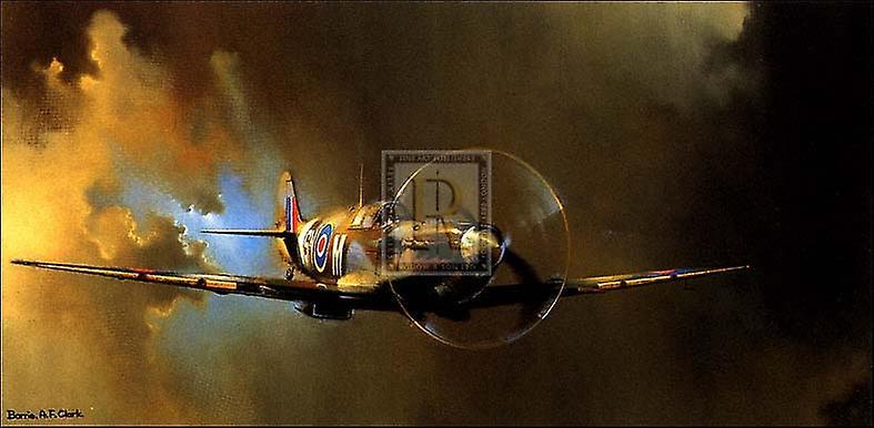 The Poster Corp Spitfire Poster Print by Barrie A F Clark (16 x 12)