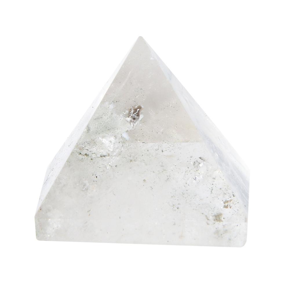 Natural Crystal Quartz Pyramid Energy Healing Tower Decoration