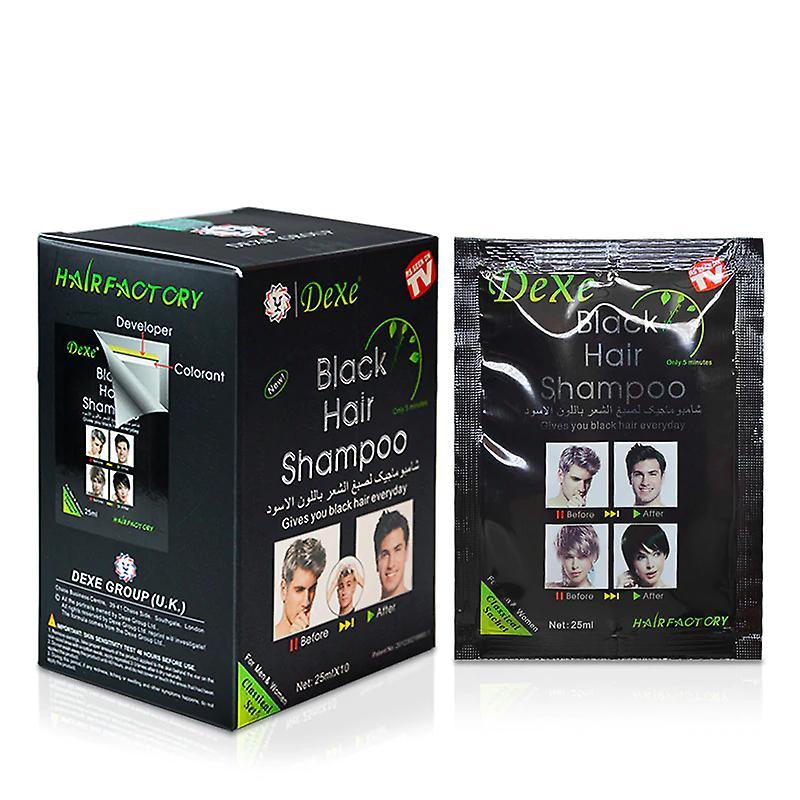 Slowmoose Hair Color Shampoo Only 5 Minutes - Grey Hair Removal Dye Building Fibers Hair