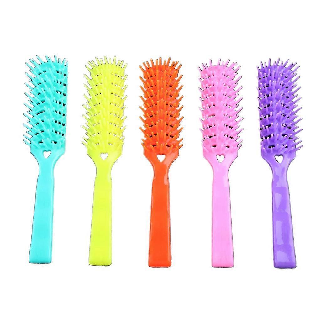 unbrand Vent Brush Hair Brush 7 Row Vent Brush With Ball Tipped Bristles Random Color