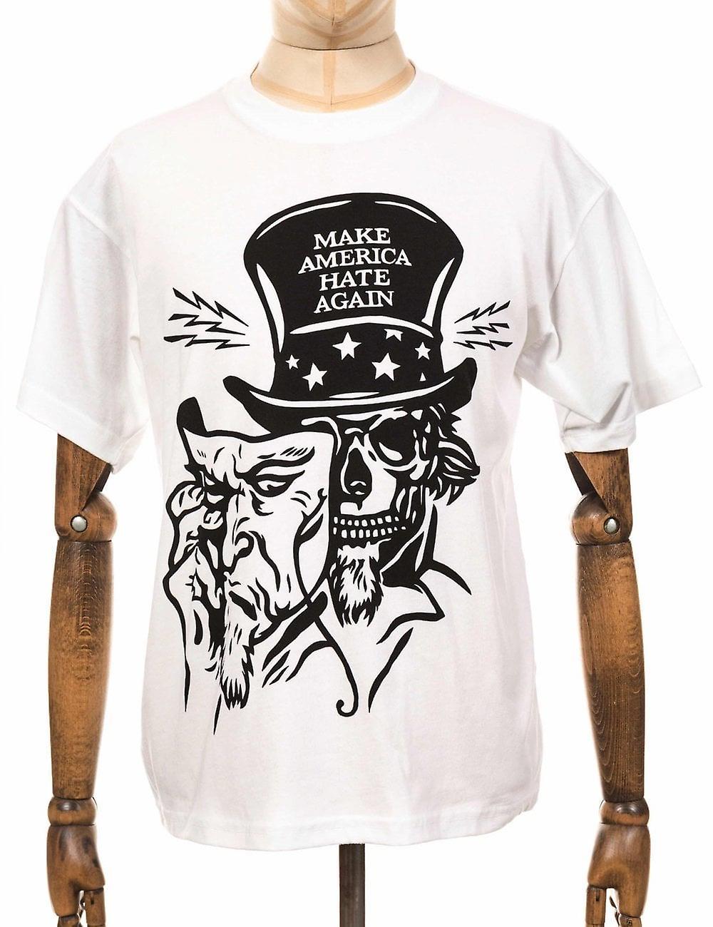 Men's Obey Clothing Make America Hate Again Superior Tee - White Medium