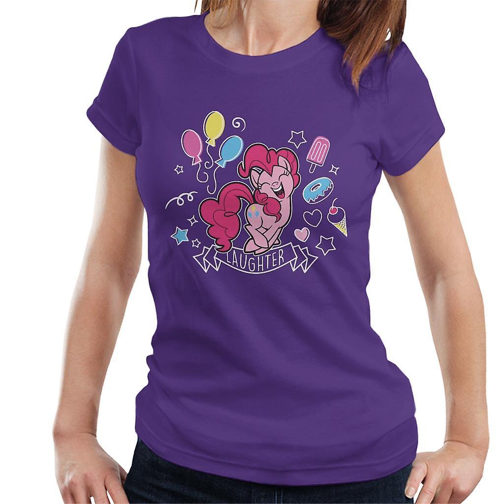 My Little Pony Pinkie Pie Full Of Laughter Women's T-Shirt Purple XX-Large