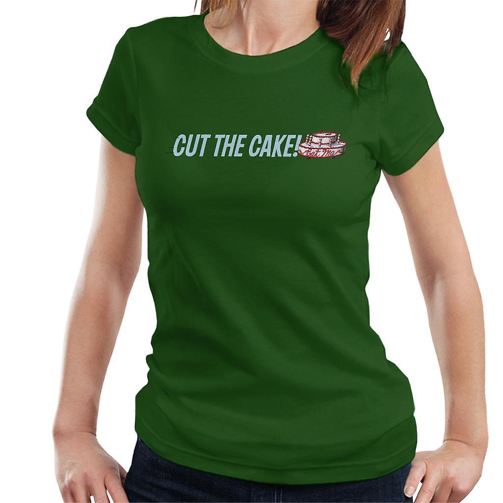 Animal House Cut The Cake Women's T-Shirt Bottle Green X-Large