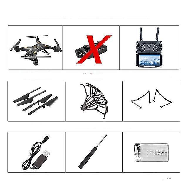 Slowmoose Ky601s Foldable Remote Control Professional Drone Black No Camera 1B