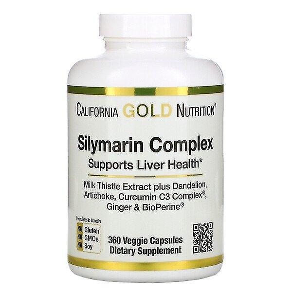 California Gold Nutrition, Silymarin Complex, Liver Health, Milk Thistle, Curcumin, Artichoke, Dande