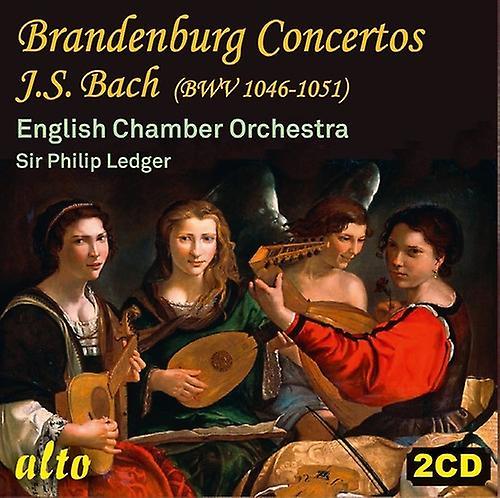 Alto English Chamber Orchestra / Sir Philip Ledger - J.s. Bach: Brandenburg Concertos Bwv 1046-51 [COMPACT DISCS] USA Import