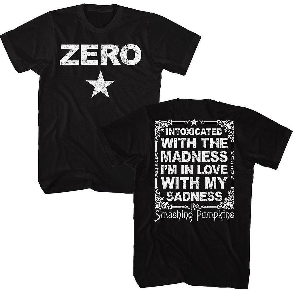 Gildan Smashing pumpkins smpu-zero and lyrics t-shirt Black XL