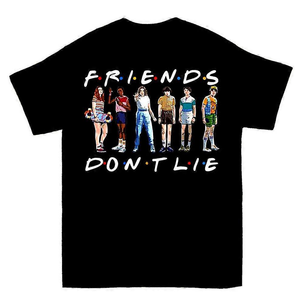 RockShark Friends Don't Lie Tb Huge T-shirt Black M