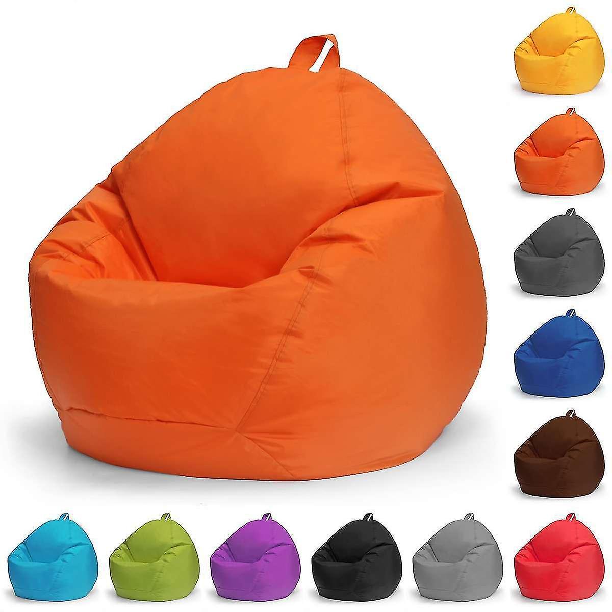 Kygm Bean Bag Chair Cover No Filler For Kids orange