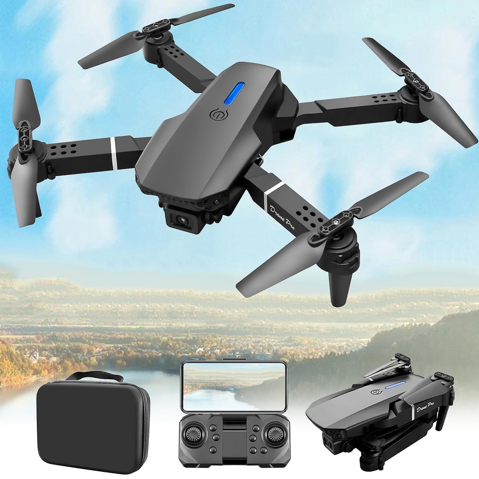 Baodan FPV Drone With Single 1080P Camera 2.4G WIFI FPV RC Quadcopter With Headless Mode, Follow Me, Altitude Hold, Toys Gifts For Kids Adult BK