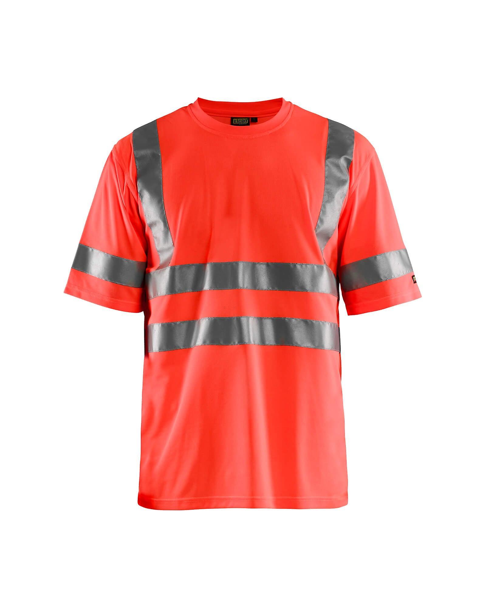 Blaklader 3413 hi-vis t-shirt reflective - mens (34131009) Hi-vis red Xs