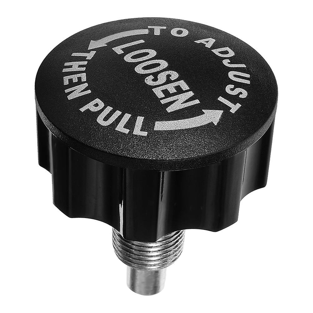 Tinksky Exercise Bike Pull Pin Knob Replacement Part Exercise Bikes Height Screw Equipment Accessory Black 6.50X5.50X5.50CM