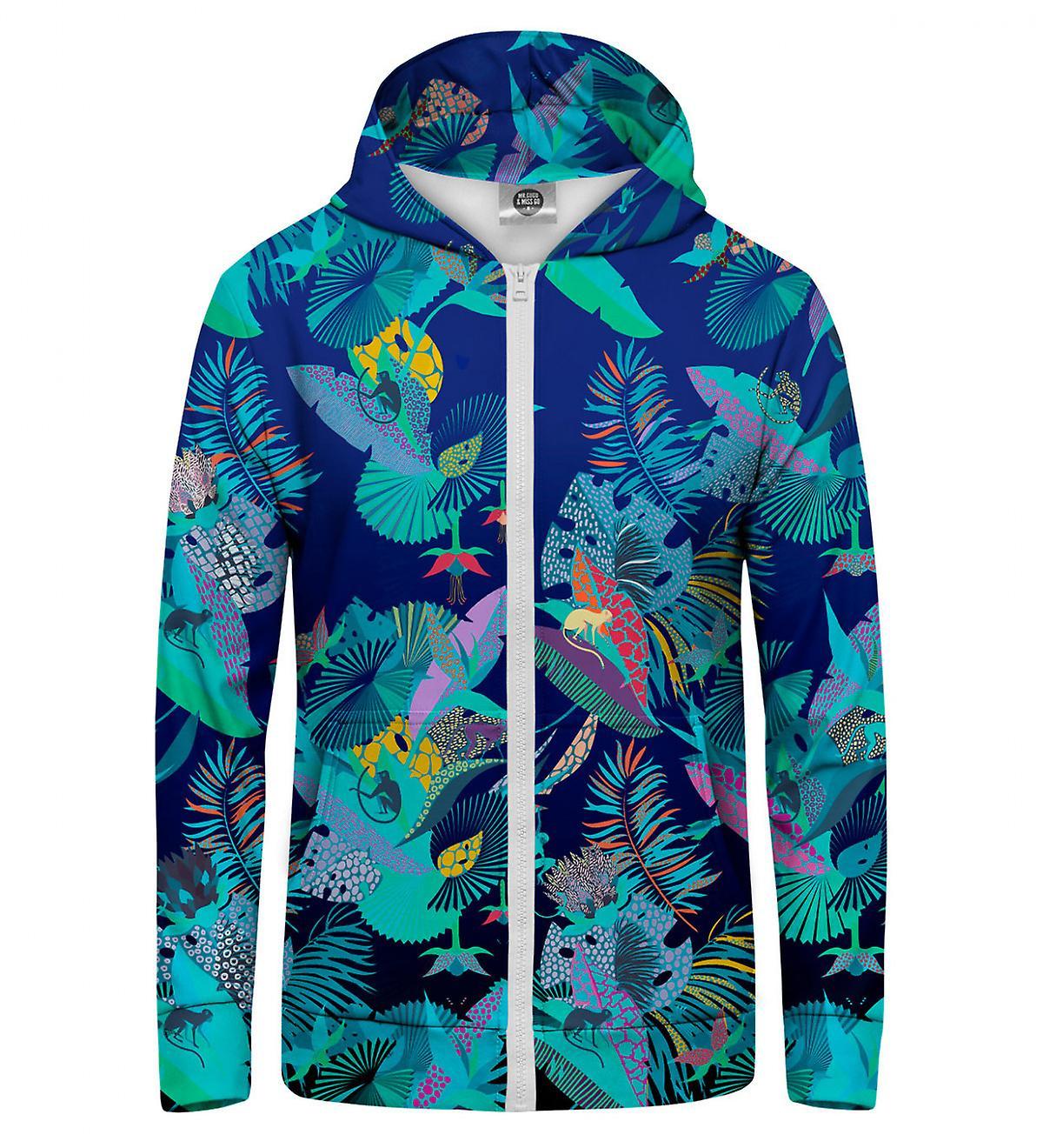 Mr Gugu & Miss Go Mr. GUGU & Miss GO Jungle night Zip Up Hoodie blue XS