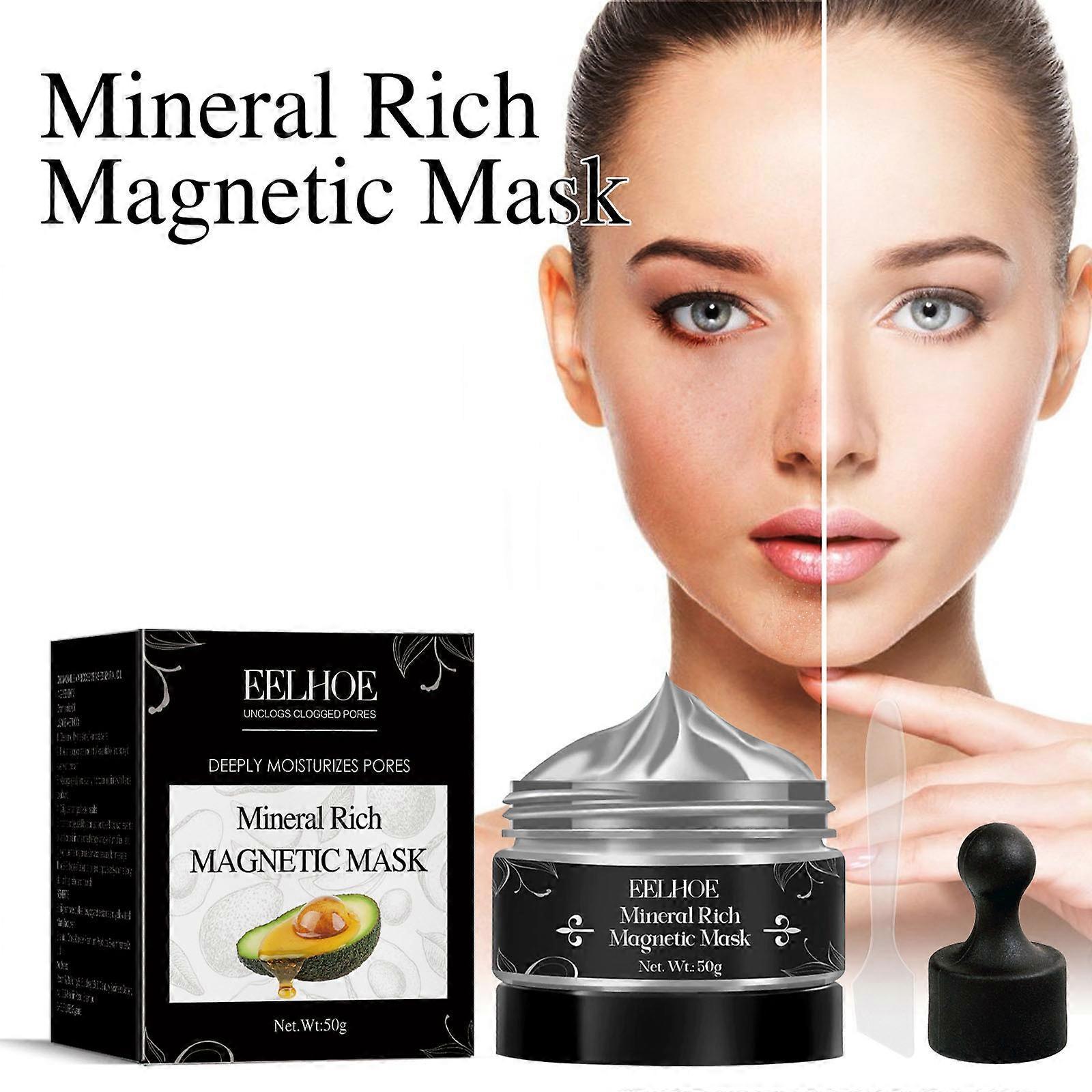 Flye Magnetic Minerals Sea Mud Face Mask Aging Clean Pores Moisturize Skin 50g Green