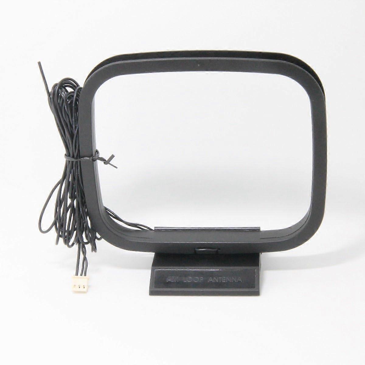 Lertenys FM and AM Loop Antenna with 3-Pin Mini Connector for Sony Sharp Stereo AV Receiver Systems