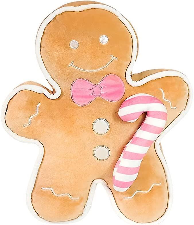 Heytea Gingerbread Man Pillow Doll Cookie Man Plush Stuffed Toy Gingerbread Man 17 Inch