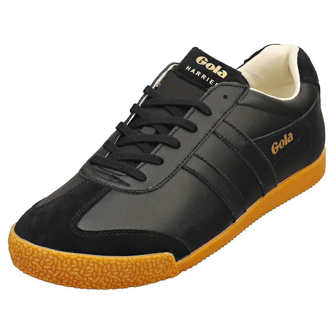 Gola Harrier 001 Mens Classic Trainers in Black Gum 45 EU