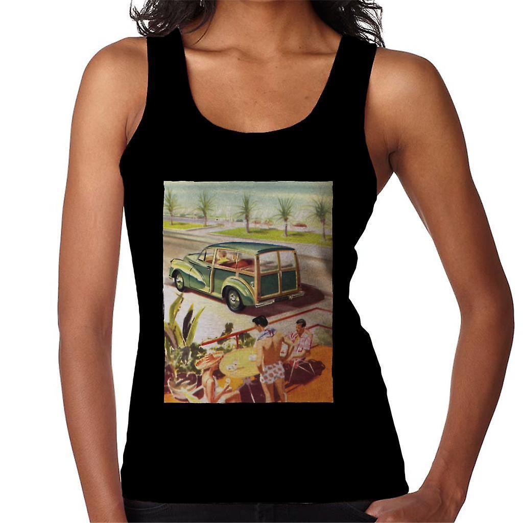 Morris Traveller Summer British Motor Heritage Women's Vest Black XX-Large