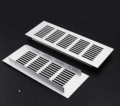 Slowmoose Air Vent Perforated Sheet - Web Plate Ventilation Grille length     400MM / Width 150MM