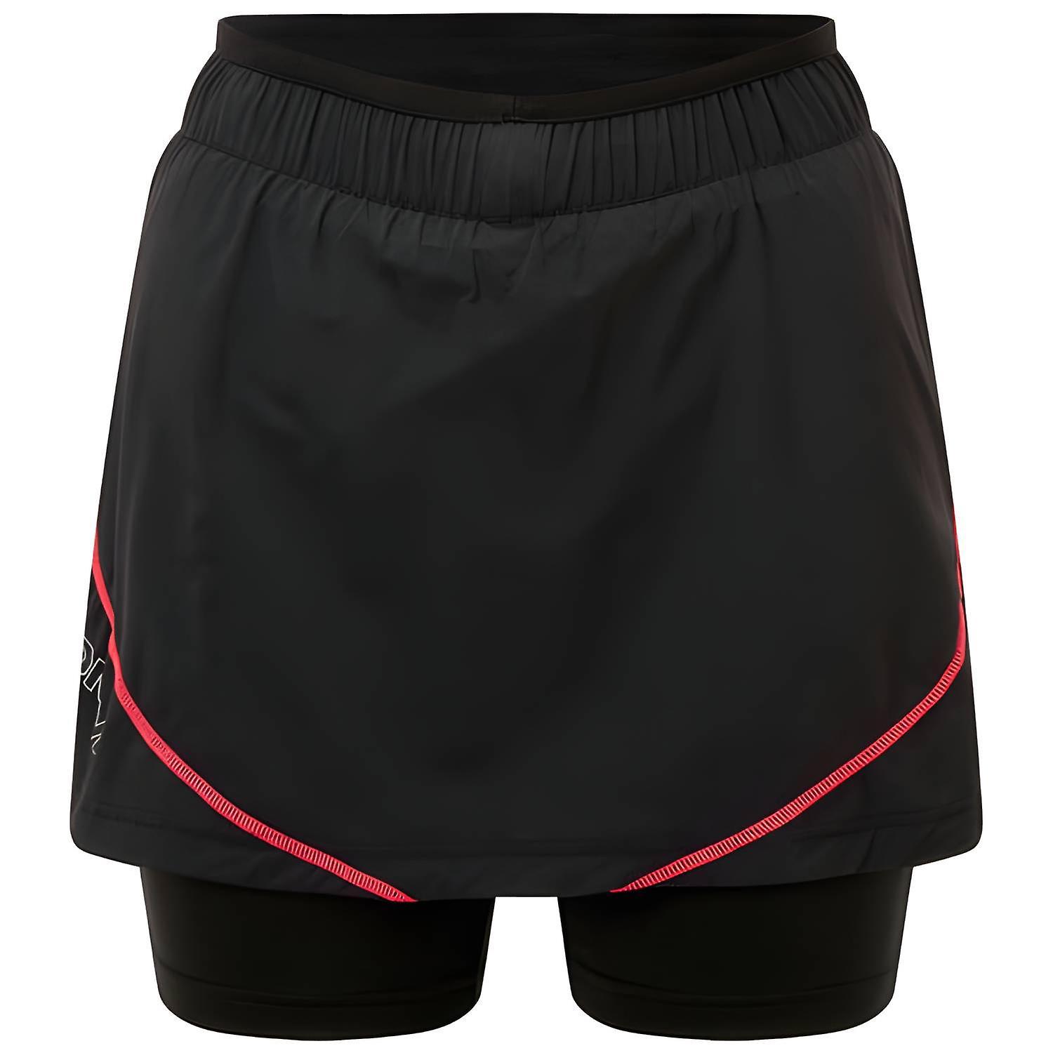 OMM Pace Women's Running Skort, Black/Pink