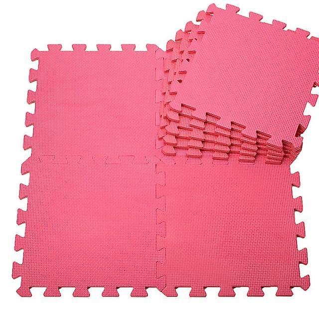 Slowmoose Baby Eva Foam Puzzle Play Mat - Interlocking Exercise Floor 12pcs 30x30cm / red