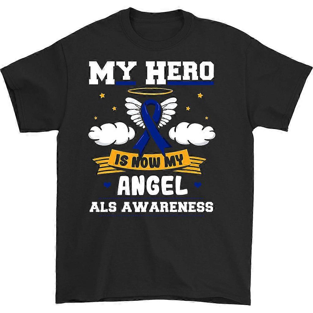 Fuzhou Bingyu Supply Chain Services Co., Ltd. My Hero Is Now My Angel 43 T-shirt Black L