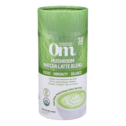 Om Mushrooms Mushroom Matcha Latte Blend, 8.47 Oz (Pack of 1)