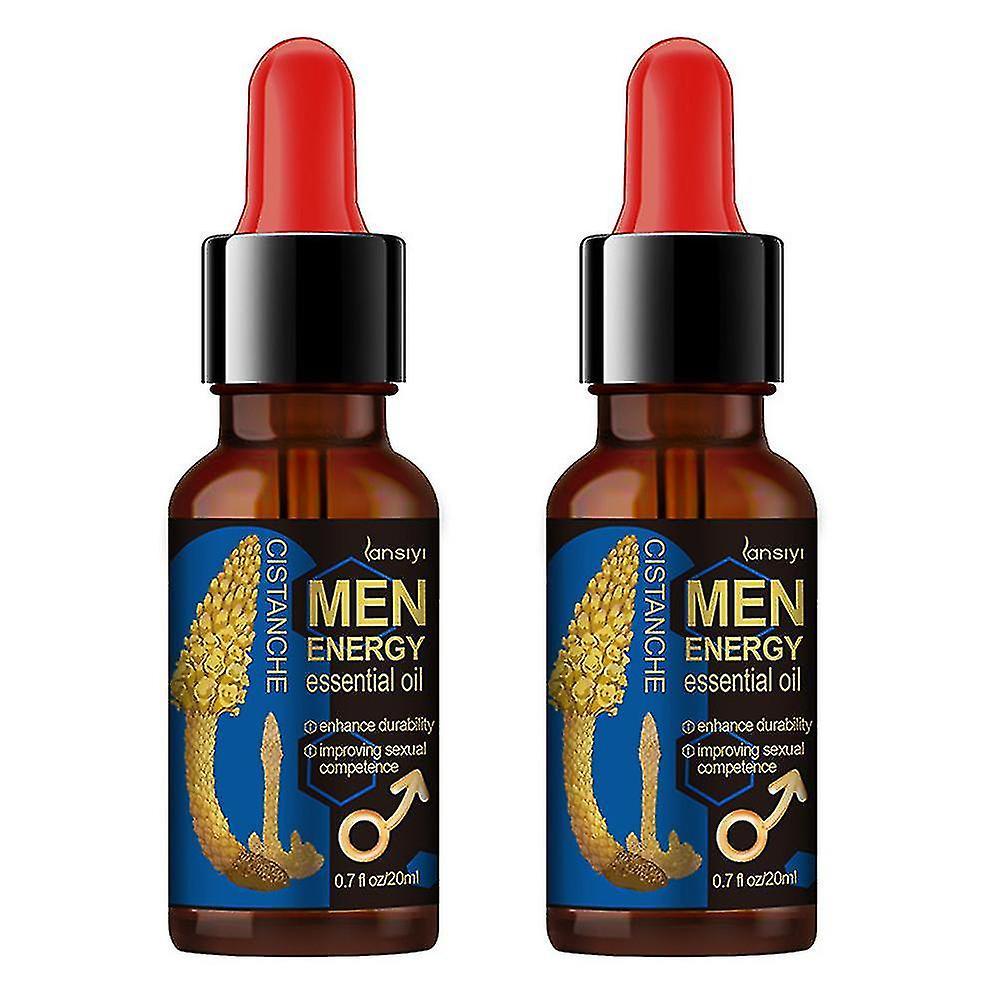 Gunest 2pcs Man Massage Oil Enhance Men Health Growth