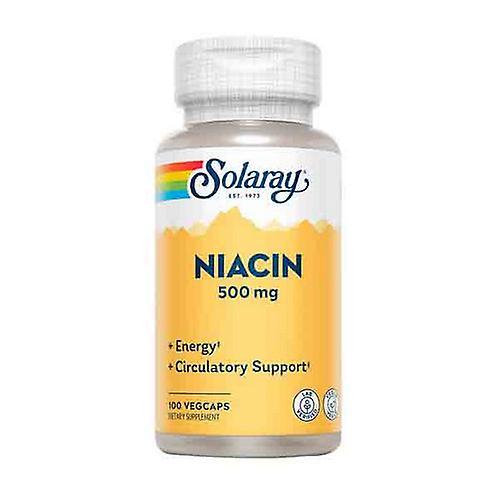 Solaray Niacin,500 Mg ,100 Veg Caps (Pack Of 1)