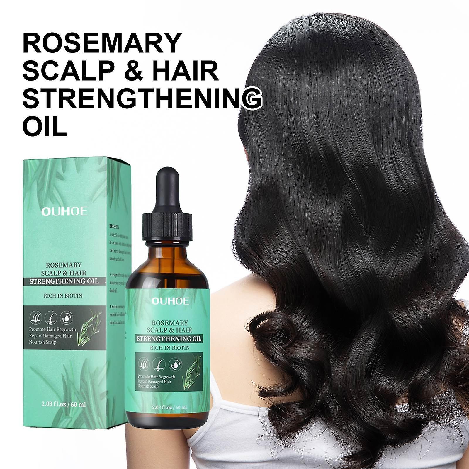 Gaoguang Rosemarys Scalp & Hair Strengthening Rosemarys Hair Care Essential Oil 60ml 20231120 Green