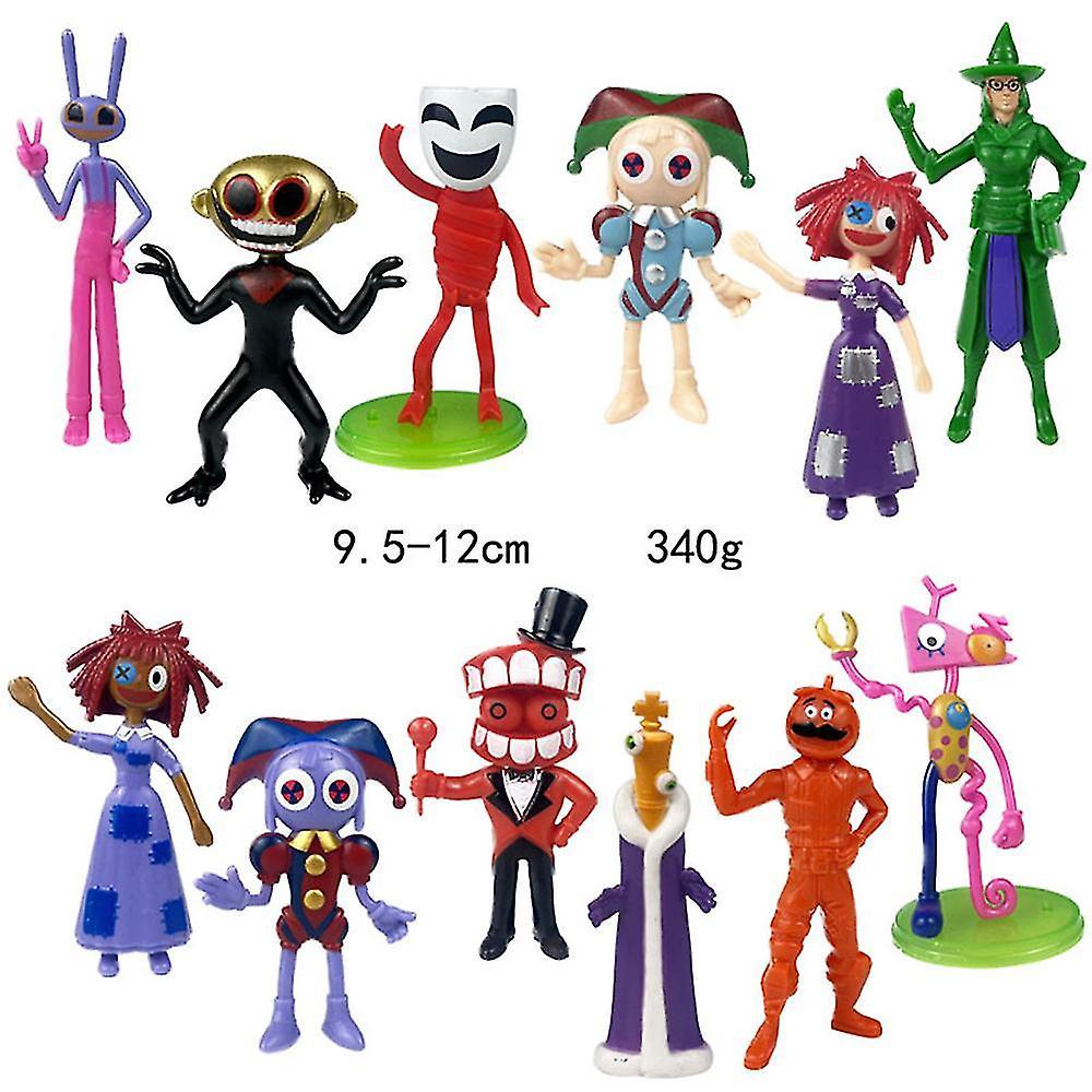 Unbrand The Amazing Digital Circus Action Figures Set Toy Jax Pomni Caine Ragatha Figurines Party Cake Topper Set G