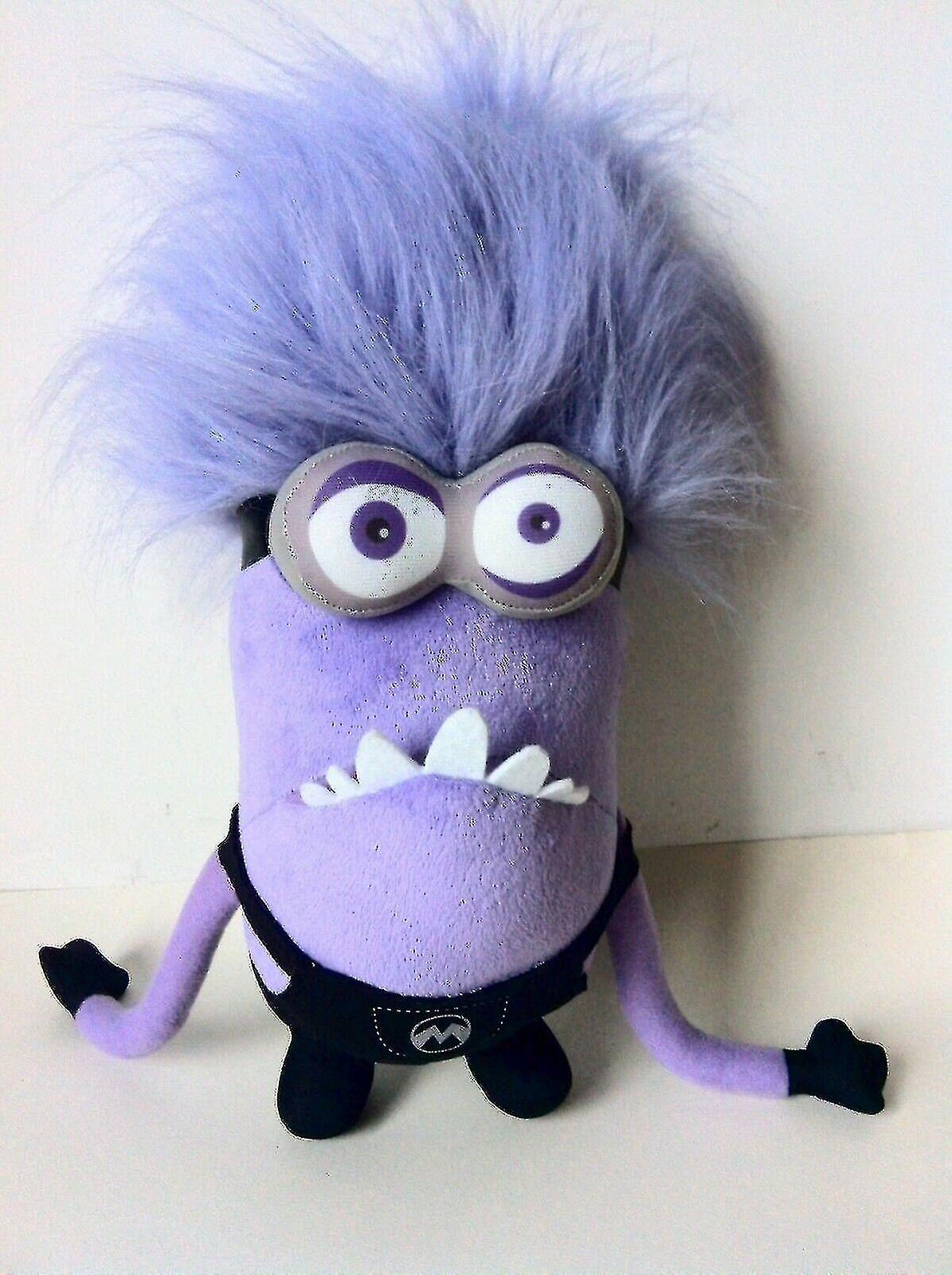 Elciaicle Minions Collection Despicable Me Purple Plush Toy Doll G Two-eyes