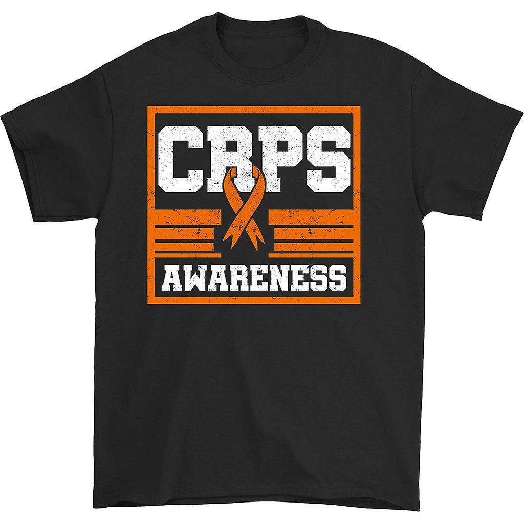 HISHARK Crps awareness t-shirt black XXL