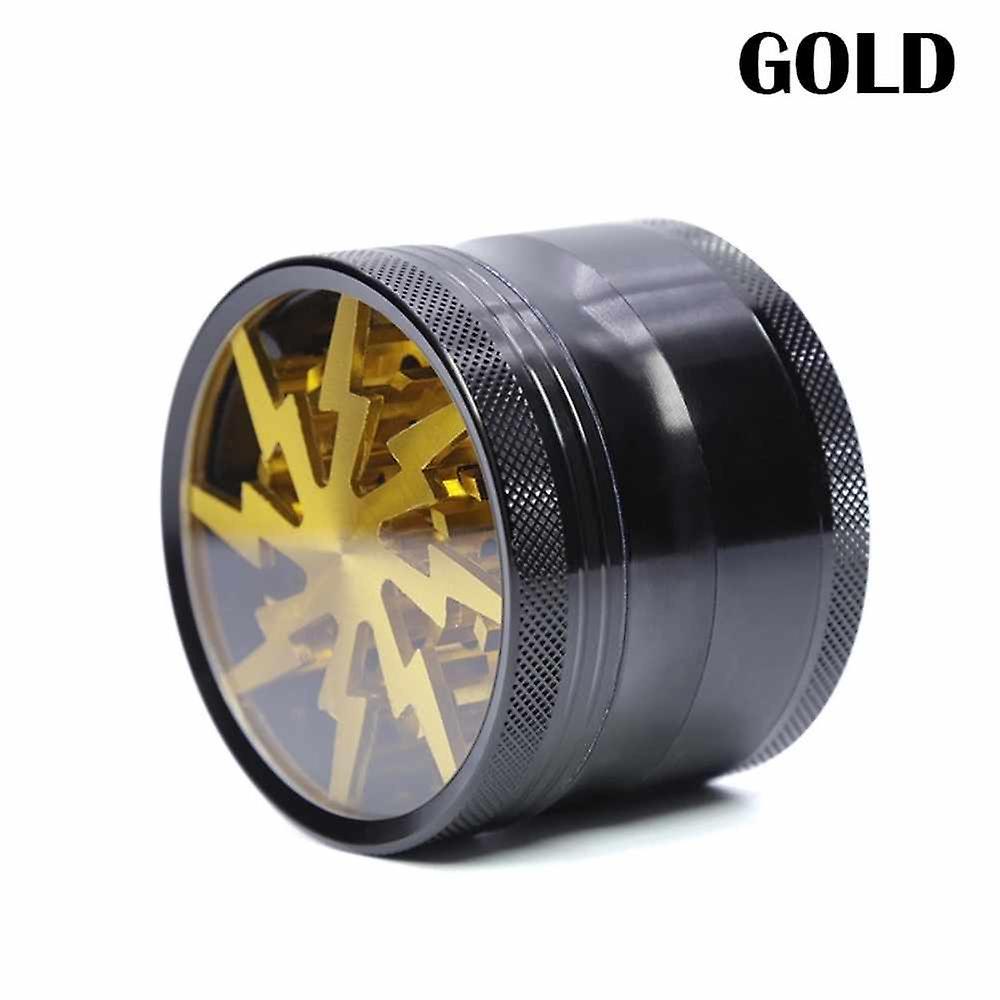 Wonderful High-quality 63mm 4-piece Aluminum Tobacco Grinder With Pollen Collector