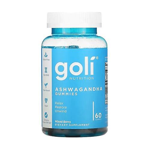 Goli Nutrition Ashwagandha Gummies with Vitamin D 60 Jelly beans