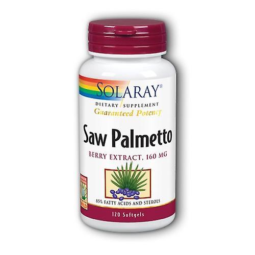 Solaray Saw Palmetto Berry Extract, 160 mg, 120 Softgels (Pack of 1)