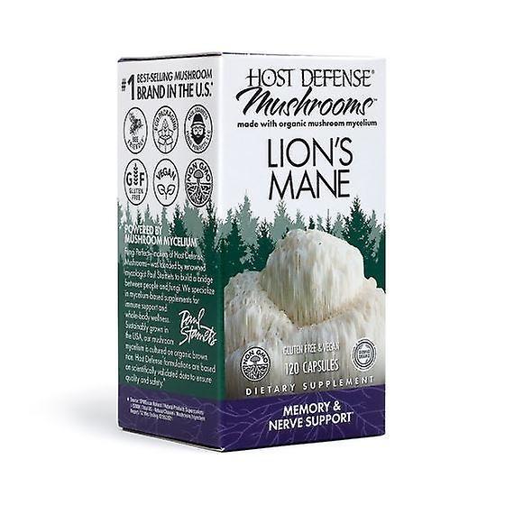 Host Defense Lion's Mane Capsules, 120 Capsules